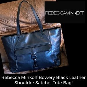 Rebecca Minkoff Bowery Shoulder Satchel Tote Bag!